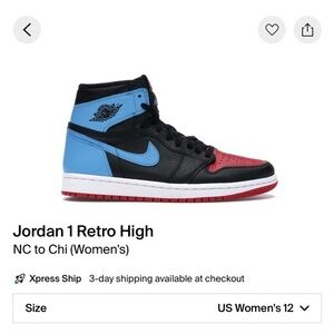 NC to Chi jordan 1 retro high